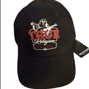 True Religion Adult Buddha Baseball Cap Adjustable Mesh Back Logo Hat